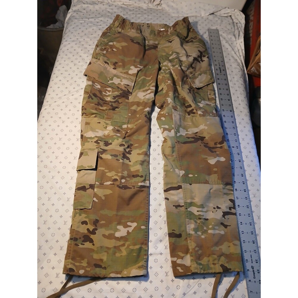 US Military OCP Multicam Combat Trouser Pants Small Short Insect Shield Army ACU